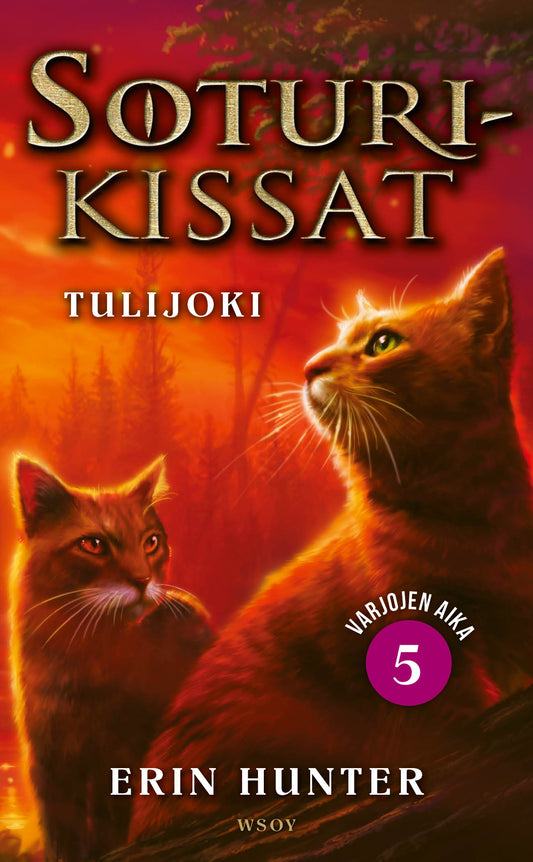 Soturikissat: Varjojen aika 5: Tulijoki – E-bok
