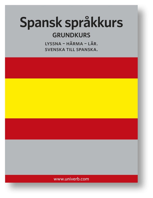 Spansk språkkurs – Ljudbok