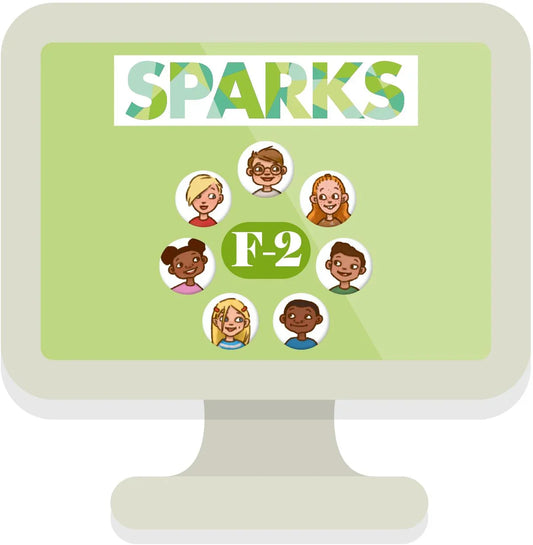 Sparks F-2, digitalt lärarmaterial, 12 mån (OBS! Endast för lärare)