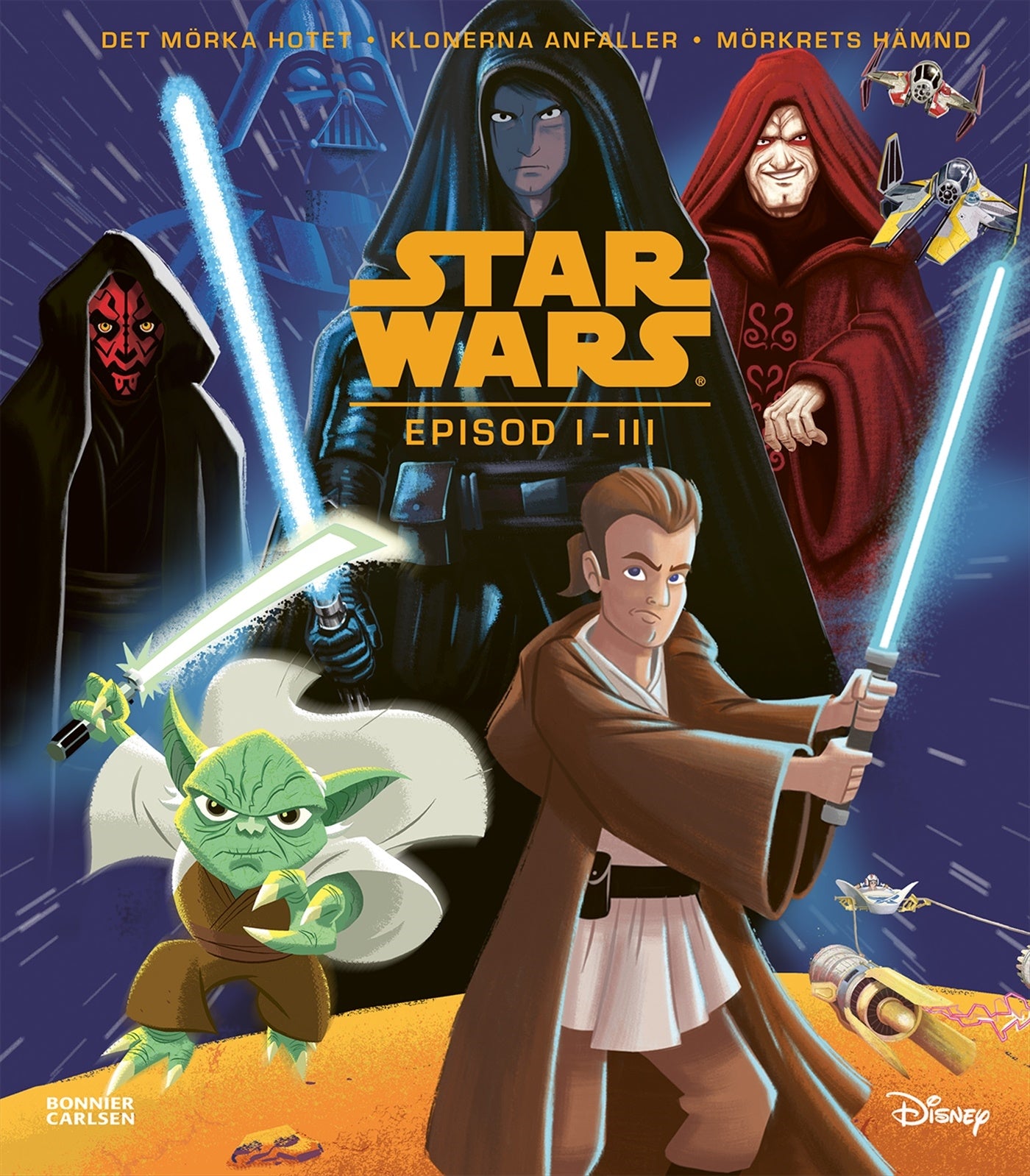 Star Wars. Episod I-III bilderbokssamling – E-bok