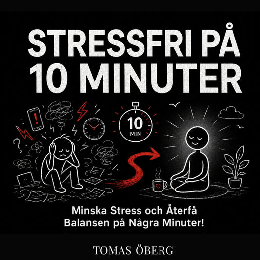 Stressfri på 10 minuter - Minska Stress och Återfå Balansen på Några Minuter! (7 sätt att minska stress – enligt forskning) – Ljudbok