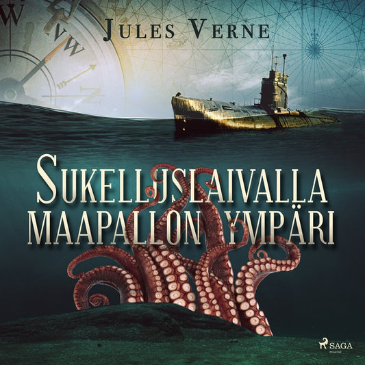 Sukelluslaivalla maapallon ympäri – Ljudbok