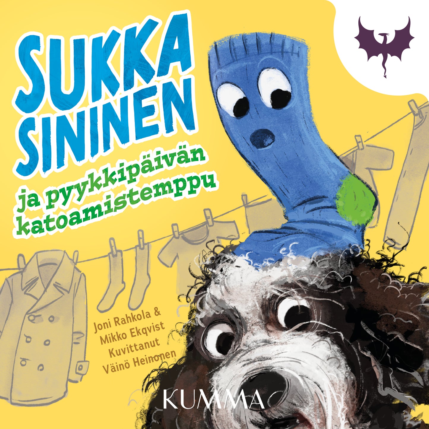 Sukka Sininen ja pyykkipäivän katoamistemppu – Ljudbok