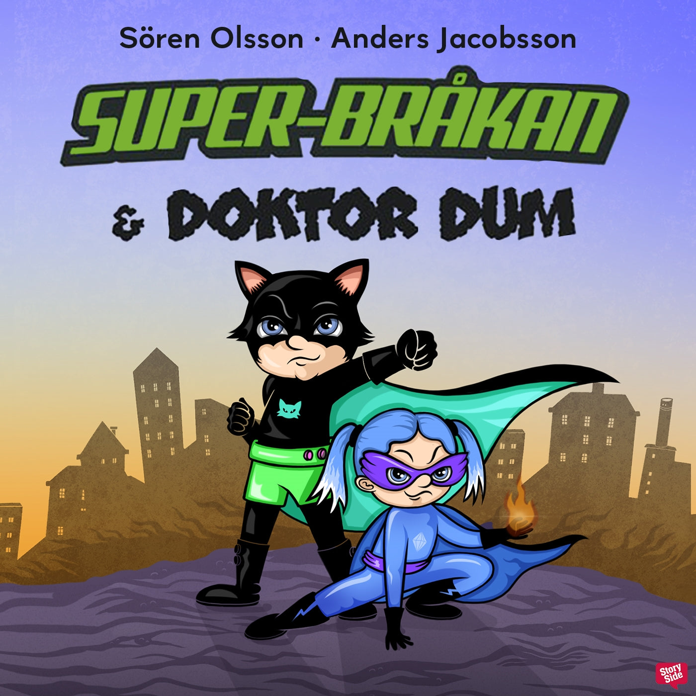 Super-Bråkan och doktor Dum – Ljudbok