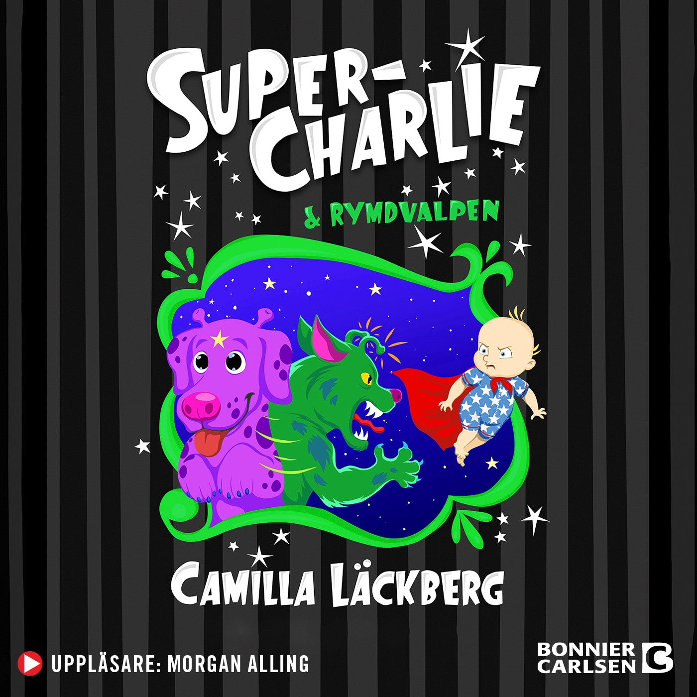 Super-Charlie och rymdvalpen – Ljudbok