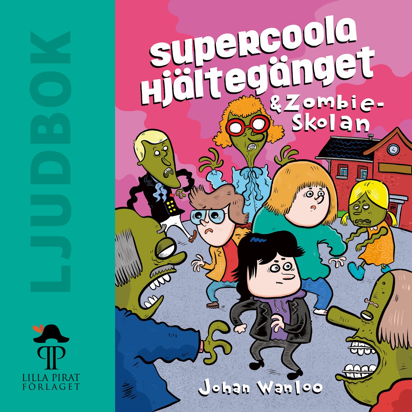 Supercoola hjältegänget och zombieskolan – Ljudbok