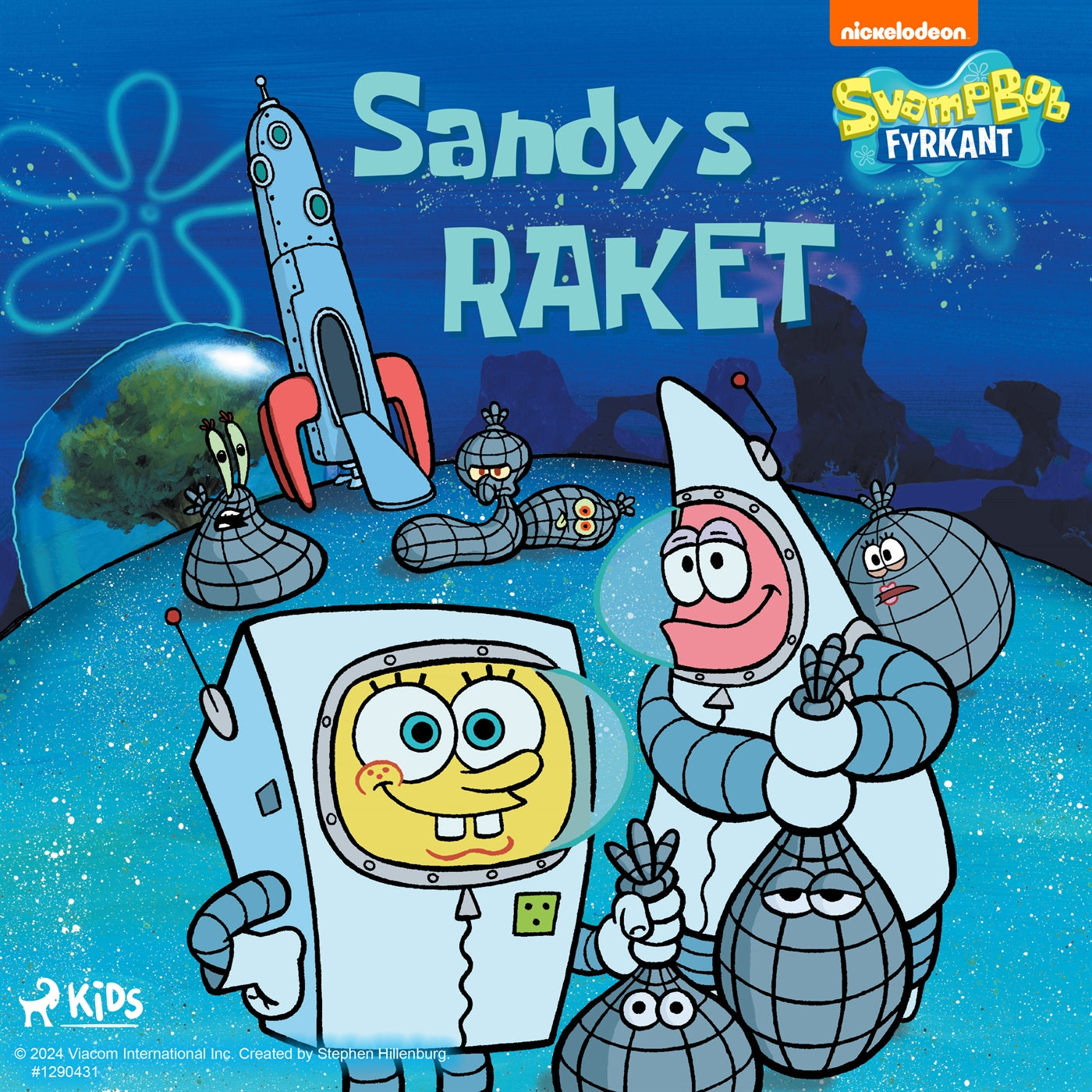 SvampBob Fyrkant - Sandys raket – Ljudbok