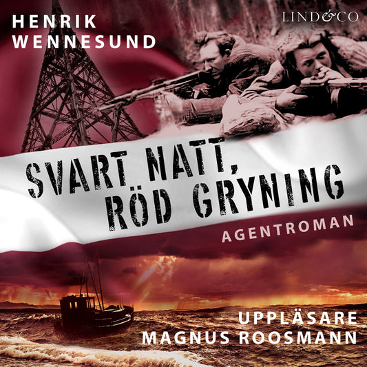 Svart natt, röd gryning – Ljudbok