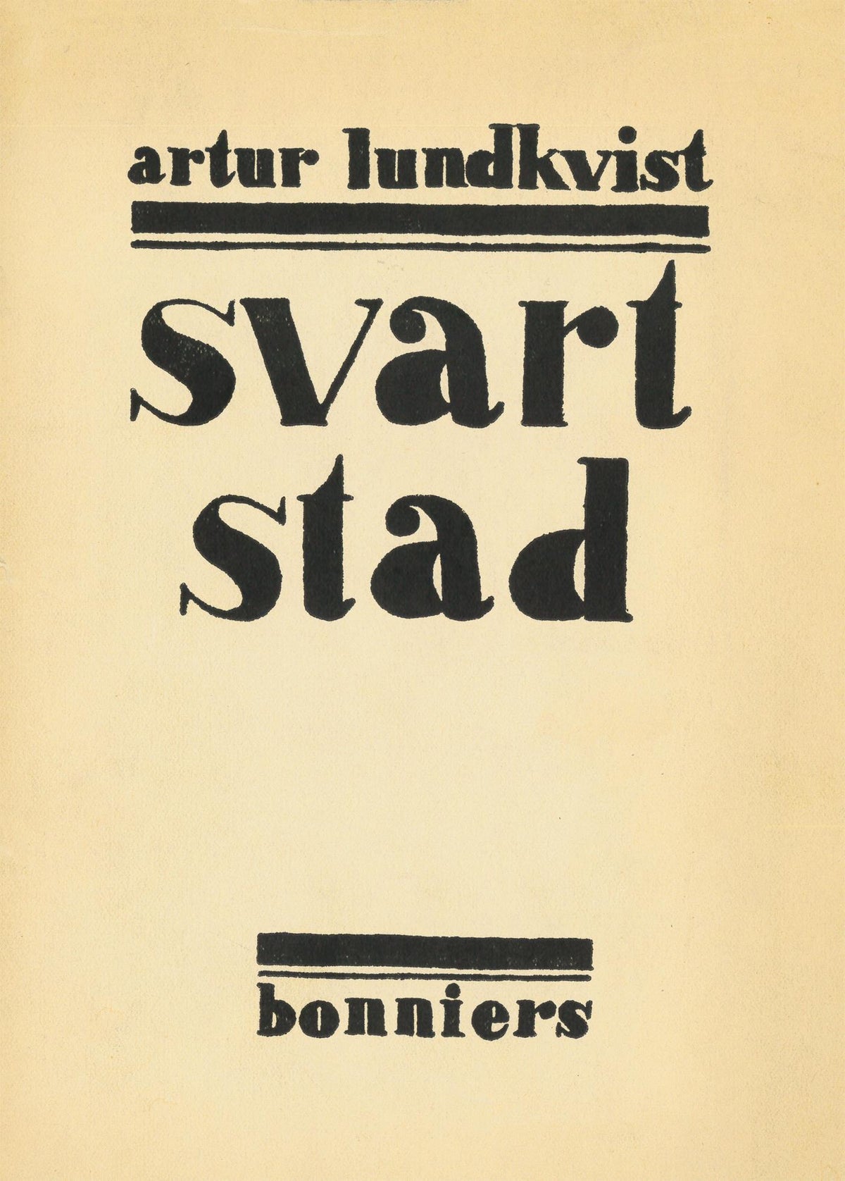 Svart stad : dikter – E-bok