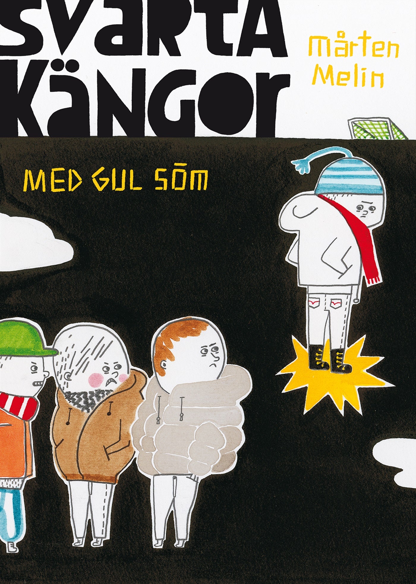 Svarta kängor med gul söm – E-bok