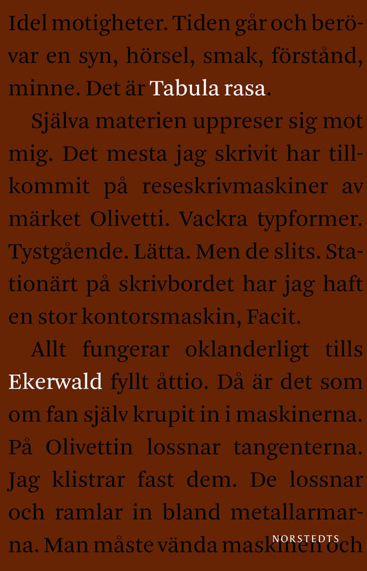 Tabula rasa : fragment av ett liv – E-bok