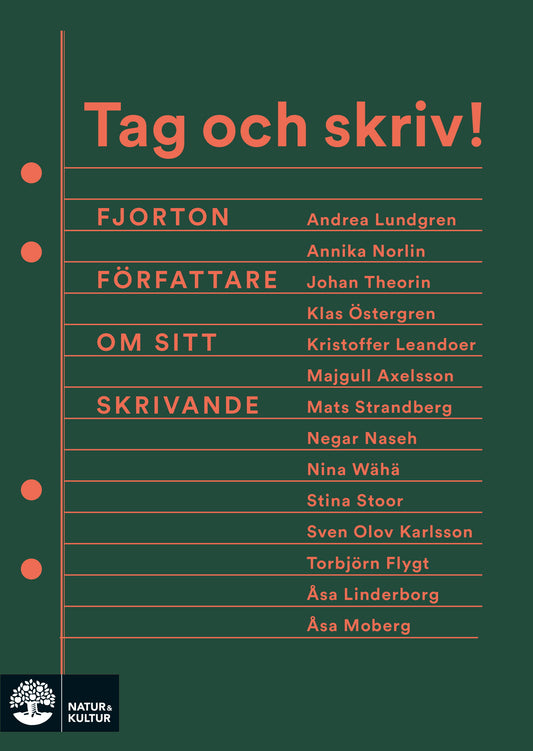 Tag och skriv! : Fjorton författare om sitt skrivande – E-bok