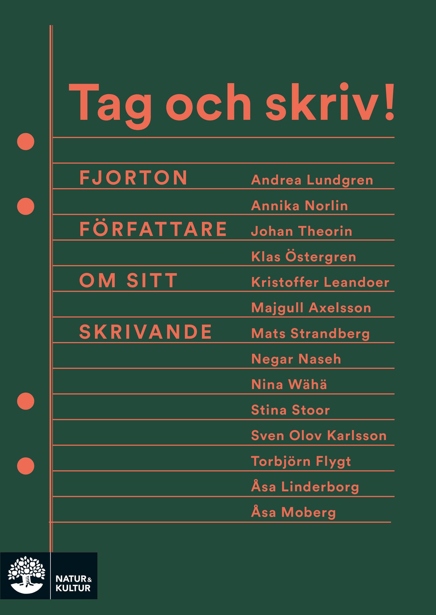 Tag och skriv! : Fjorton författare om sitt skrivande – E-bok