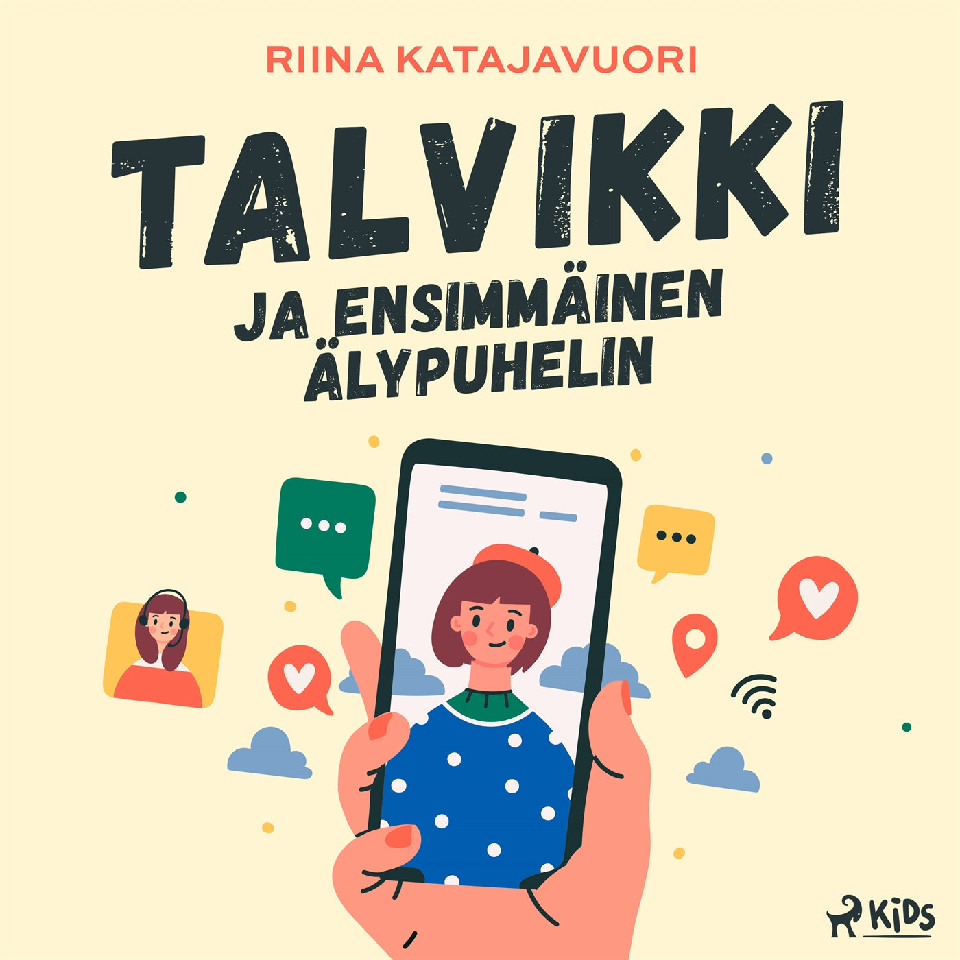 Talvikki ja ensimmäinen älypuhelin – Ljudbok