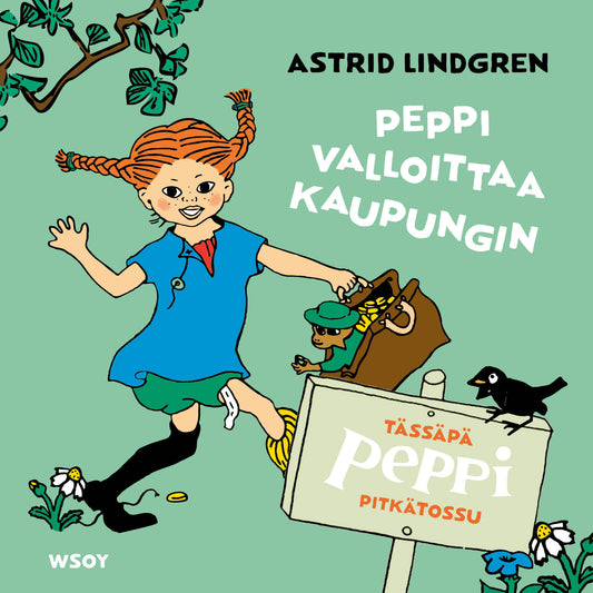 Tässäpä Peppi Pitkätossu: Peppi valloittaa kaupungin – Ljudbok