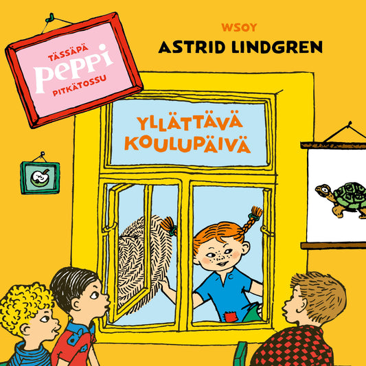 Tässäpä Peppi Pitkätossu: Yllättävä koulupäivä – Ljudbok