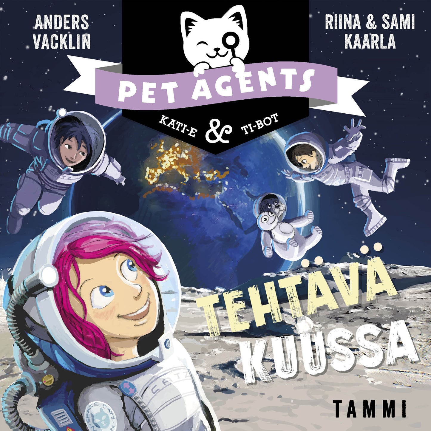 Tehtävä Kuussa. Pet Agents 8 – Ljudbok