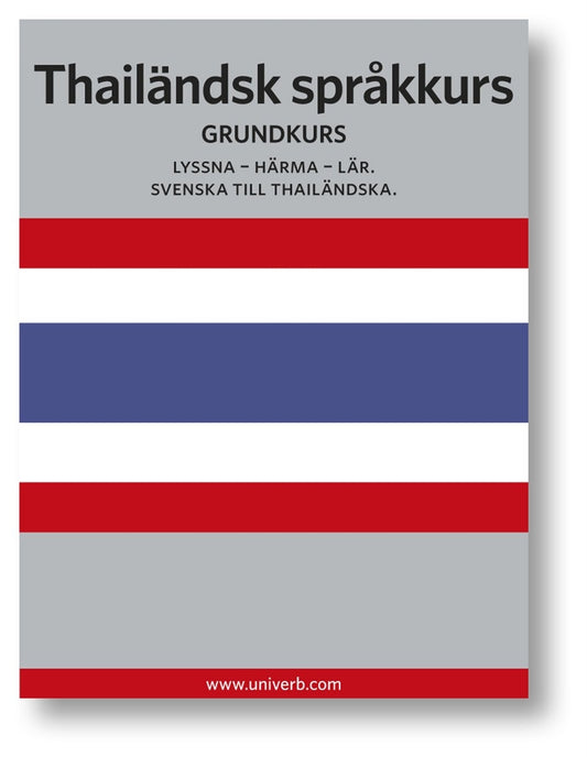 Thailändsk språkkurs – Ljudbok
