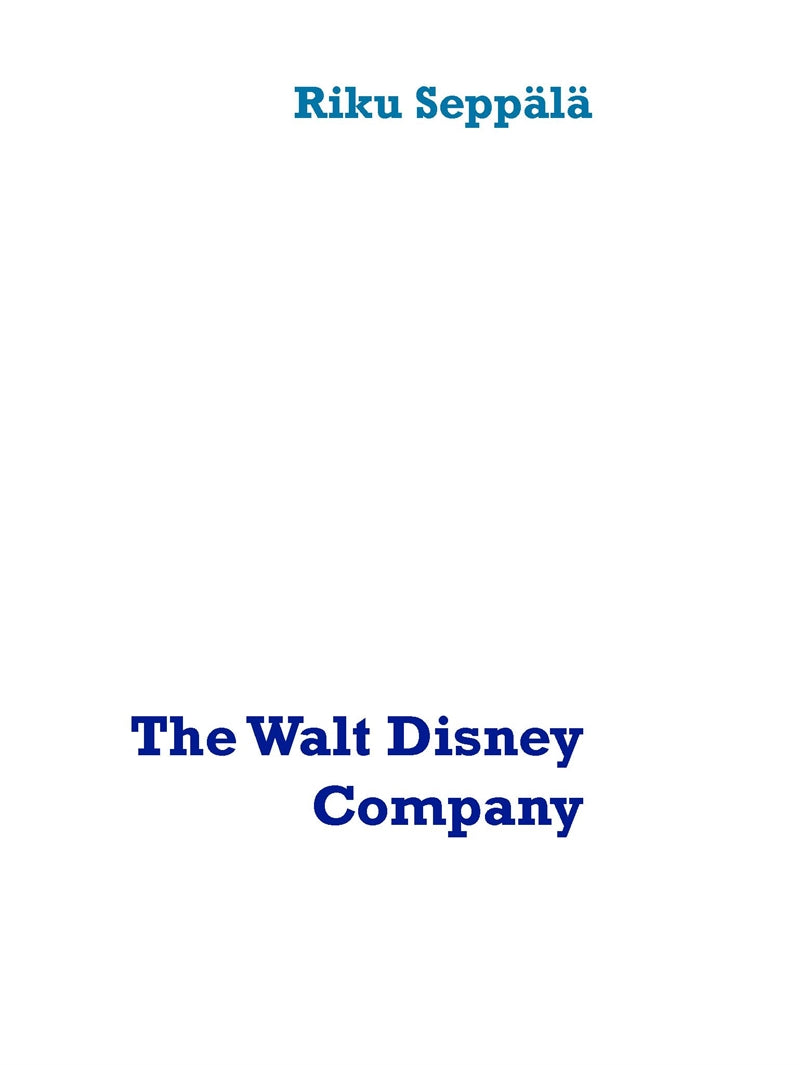 The Walt Disney Company – E-bok