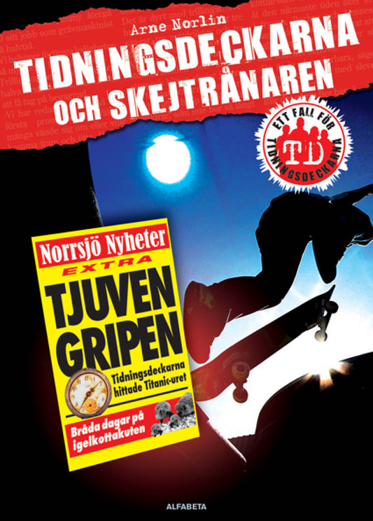 Tidningsdeckarna och skejtrånaren – Ljudbok