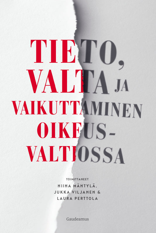 Tieto, valta ja vaikuttaminen oikeusvaltiossa – E-bok