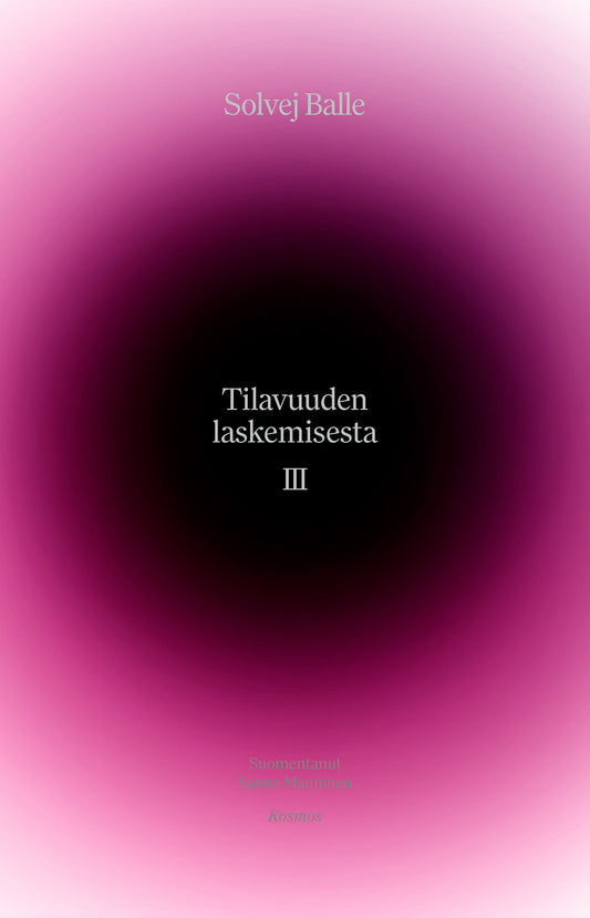 Tilavuuden laskemisesta III – E-bok