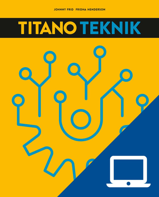 Titano Teknik, digitalt lärarmaterial, 12 mån (OBS! Endast för lärare)
