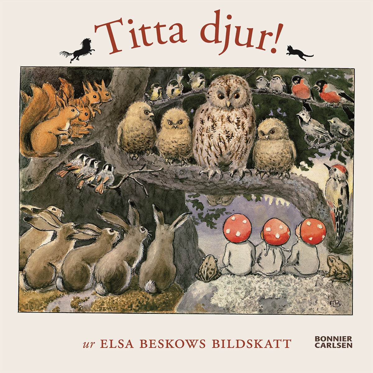Titta djur! : Ur Elsa Beskows bildskatt – E-bok