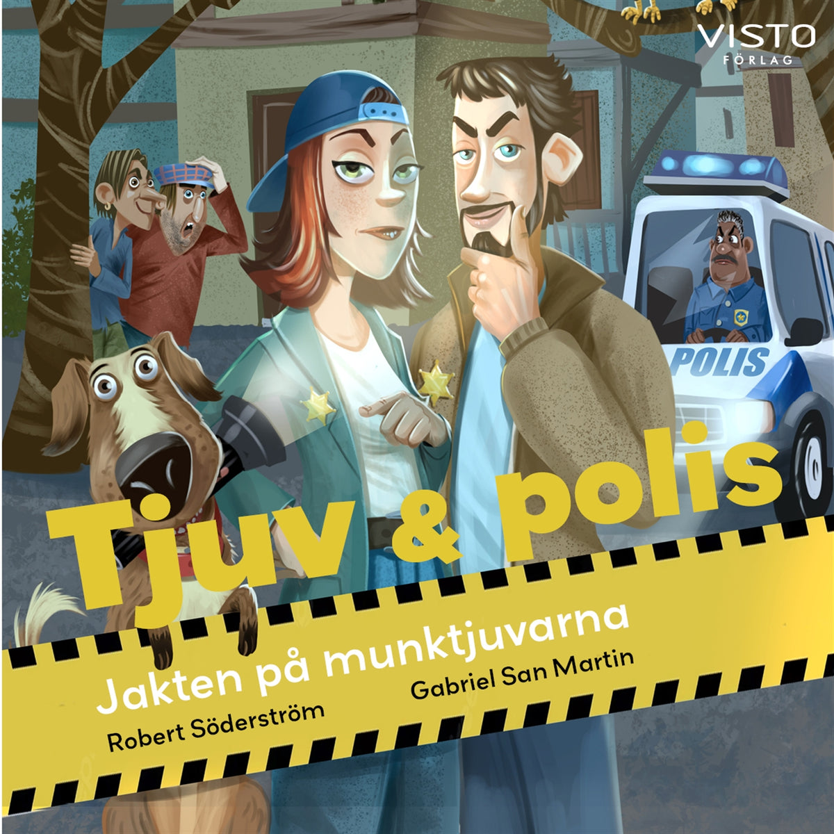 Tjuv och polis : Jakten på munktjuvarna – Ljudbok