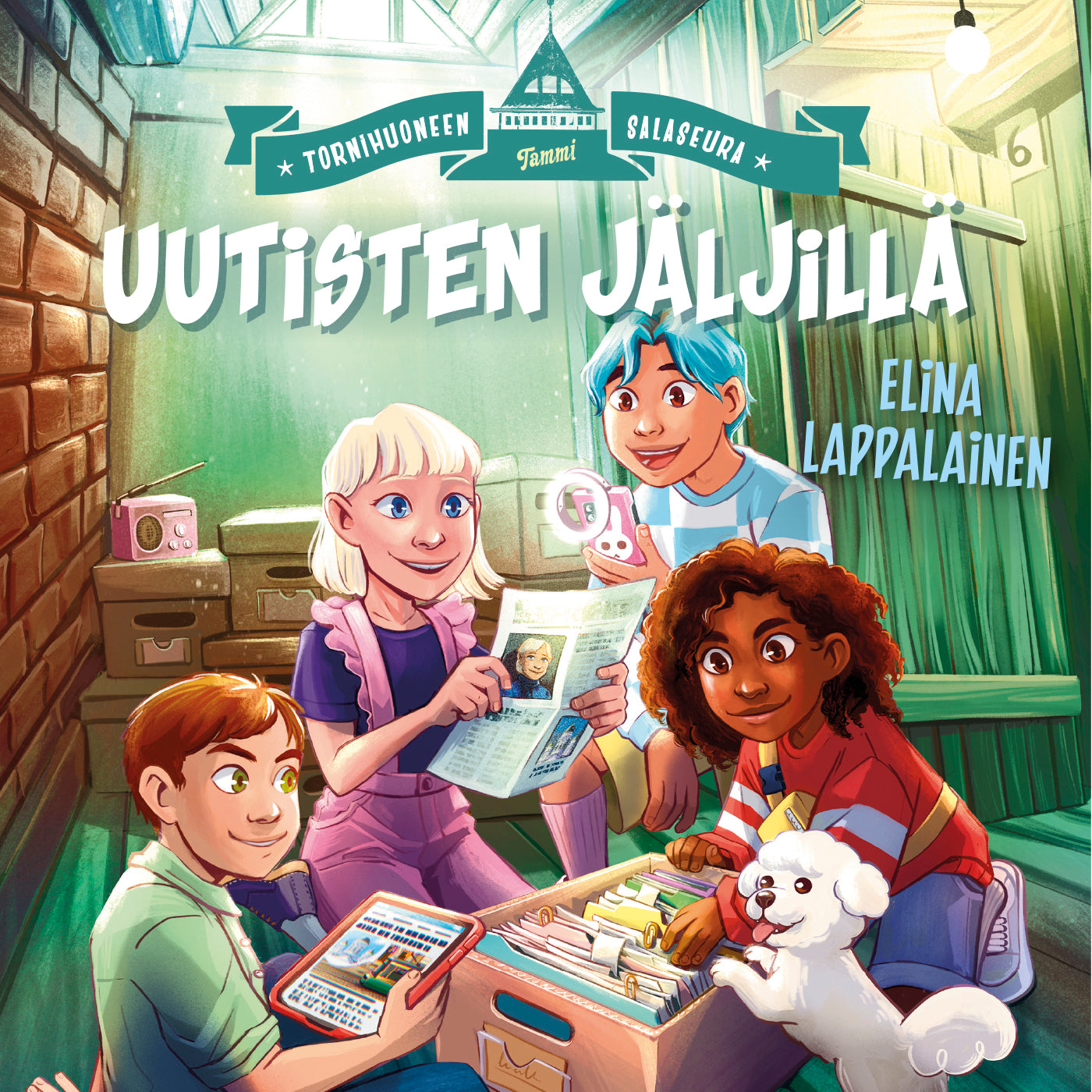 Tornihuoneen salaseura. Uutisten jäljillä – Ljudbok