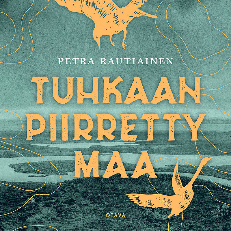 Tuhkaan piirretty maa – Ljudbok