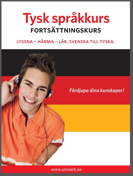 Tysk språkkurs fortsättningskurs – Ljudbok