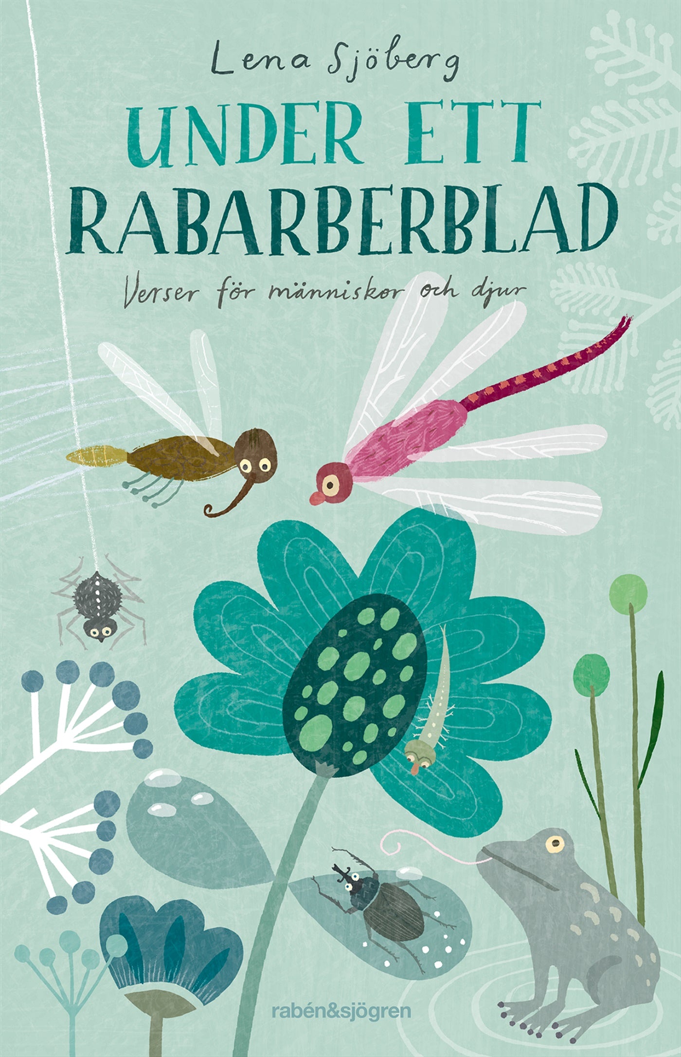 Under ett rabarberblad : verser för människor och djur – E-bok