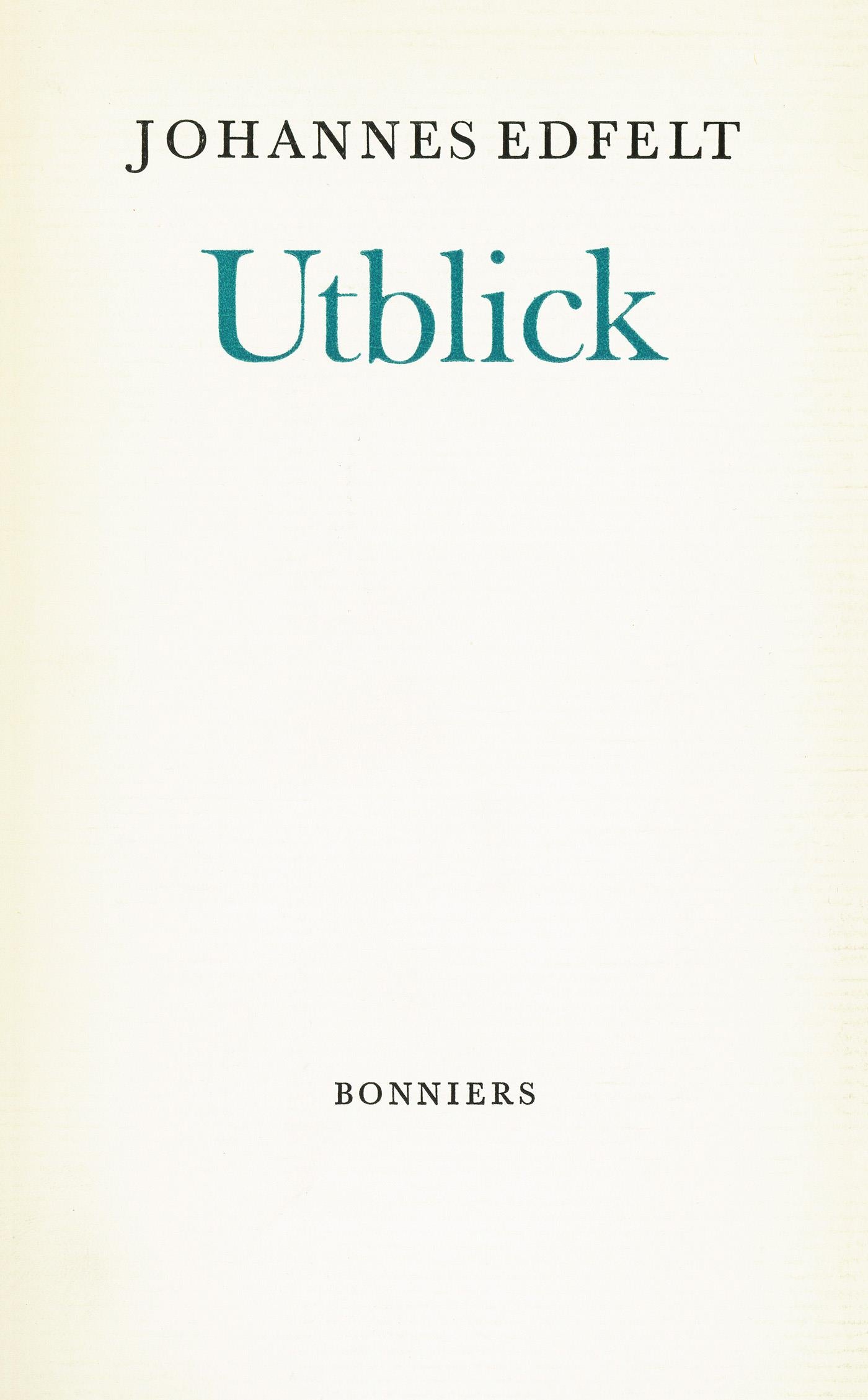 Utblick – E-bok