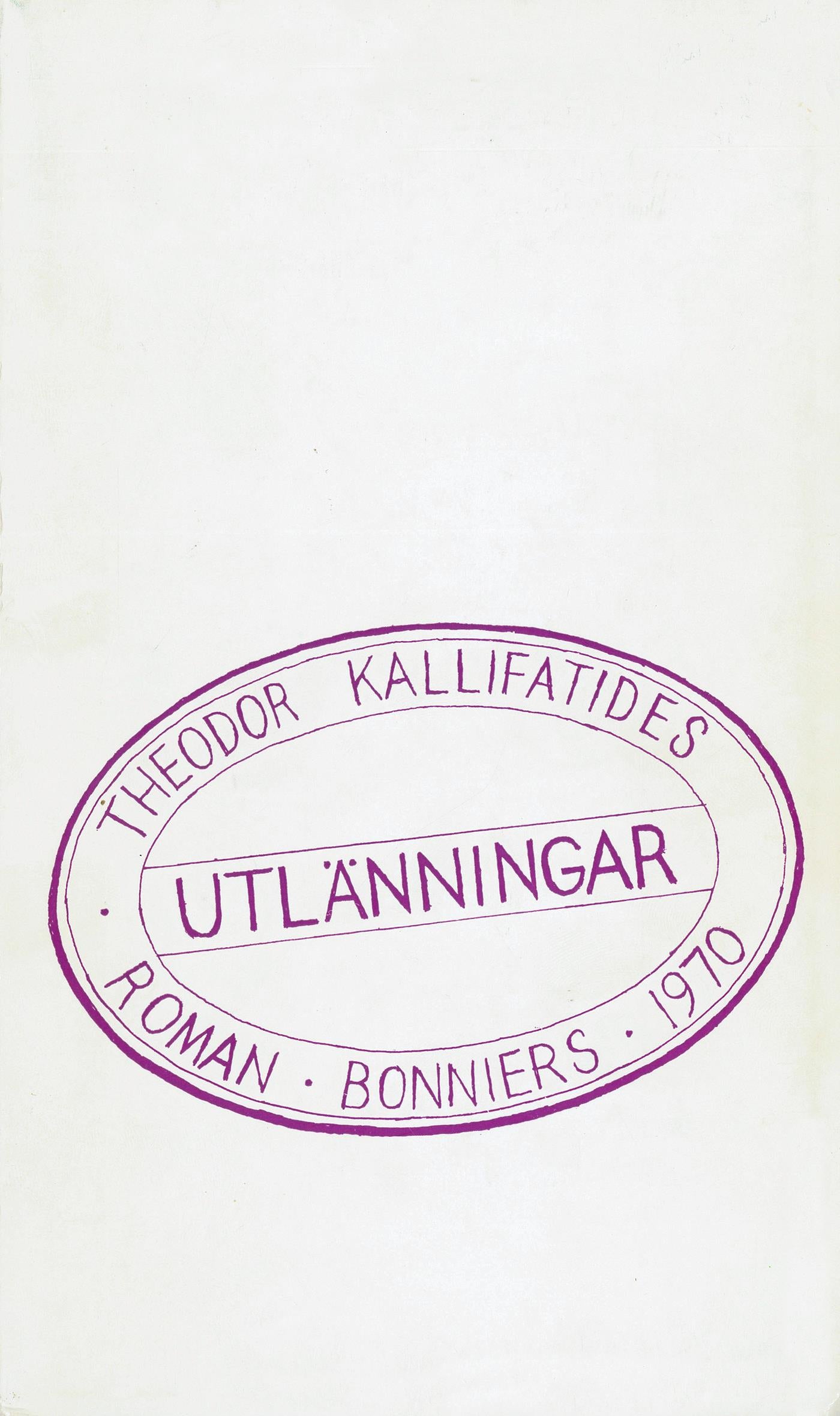 Utlänningar – E-bok