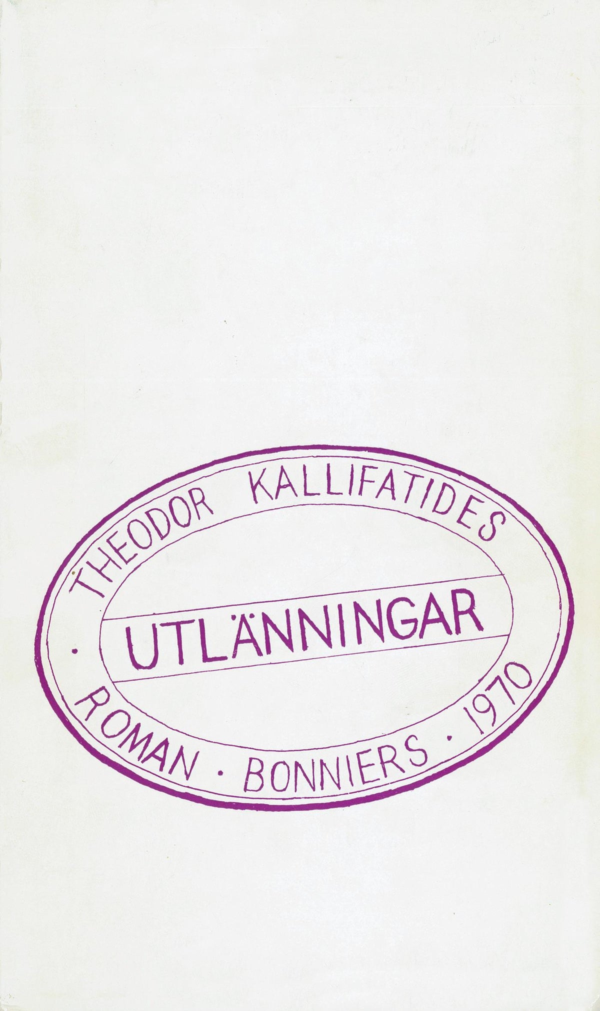 Utlänningar – E-bok