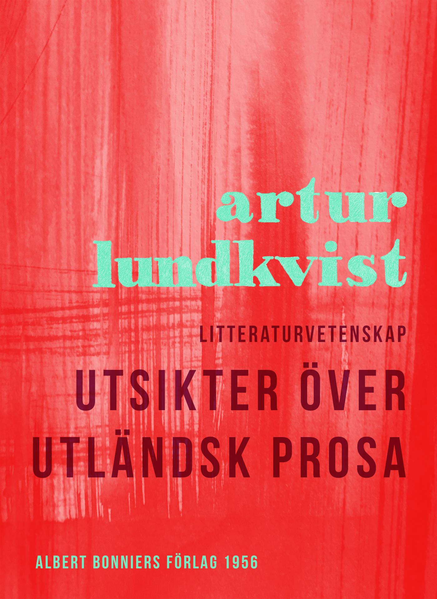 Utsikter över utländsk prosa – E-bok