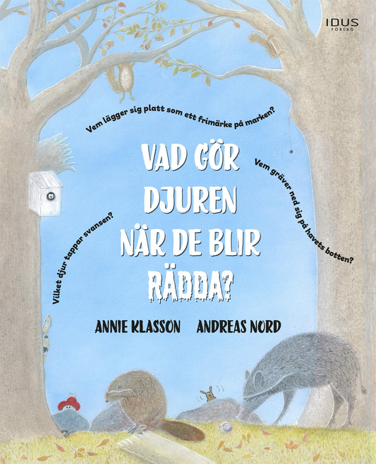 Vad gör djuren när de blir rädda? – E-bok