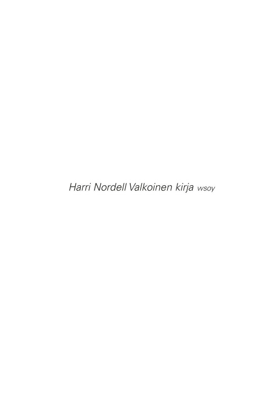 Valkoinen kirja – E-bok