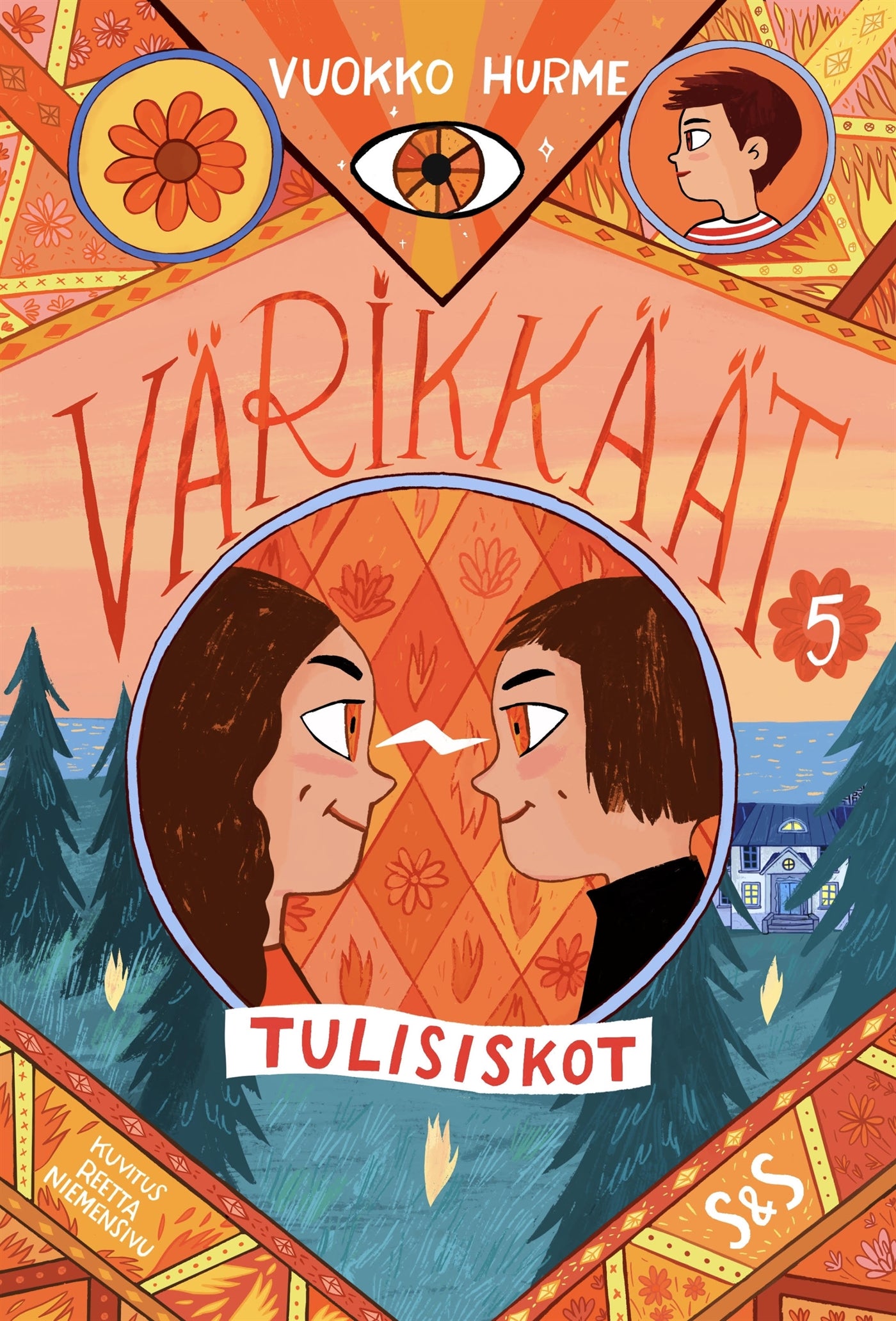 Värikkäät 5. Tulisiskot – E-bok