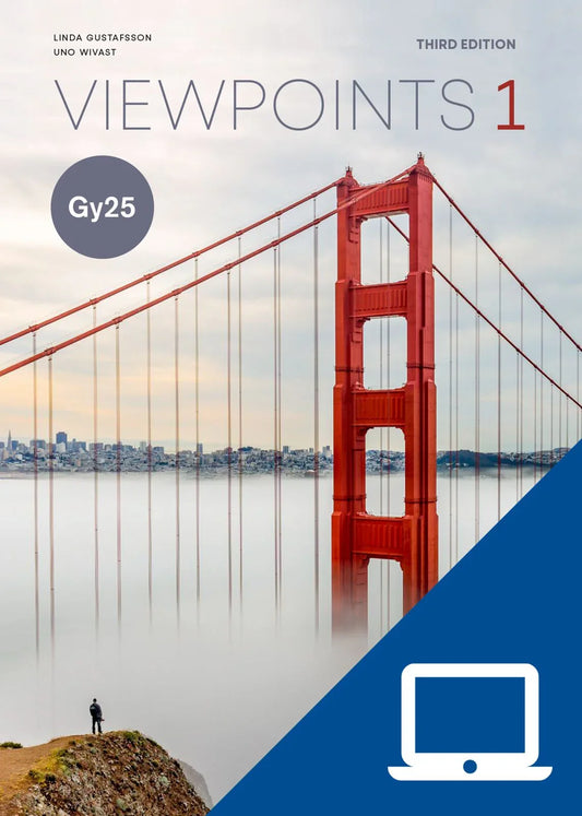 Viewpoints 1, digitalt lärarmaterial, 12 mån, Gy25 (OBS! Endast för lärare)