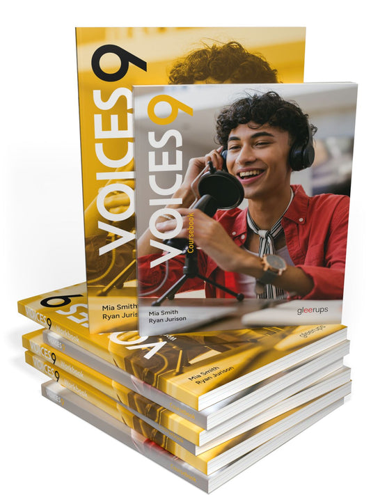 Voices 9, Coursebook+WB, 25+25 ex+dig elevträning+lärarmtrl (OBS! Endast för lärare)