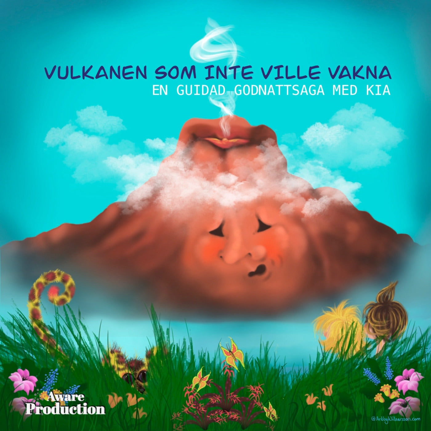 Vulkanen som inte ville vakna, en guidad godnattsaga – Ljudbok