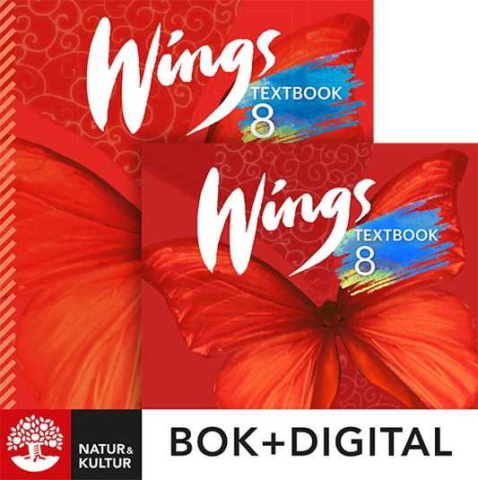 Wings 8 Textbook Paket Bok+Digital