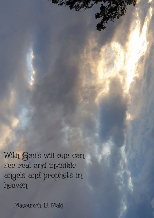 With God's will one can see real and invisible angels and prophets in heaven – E-bok