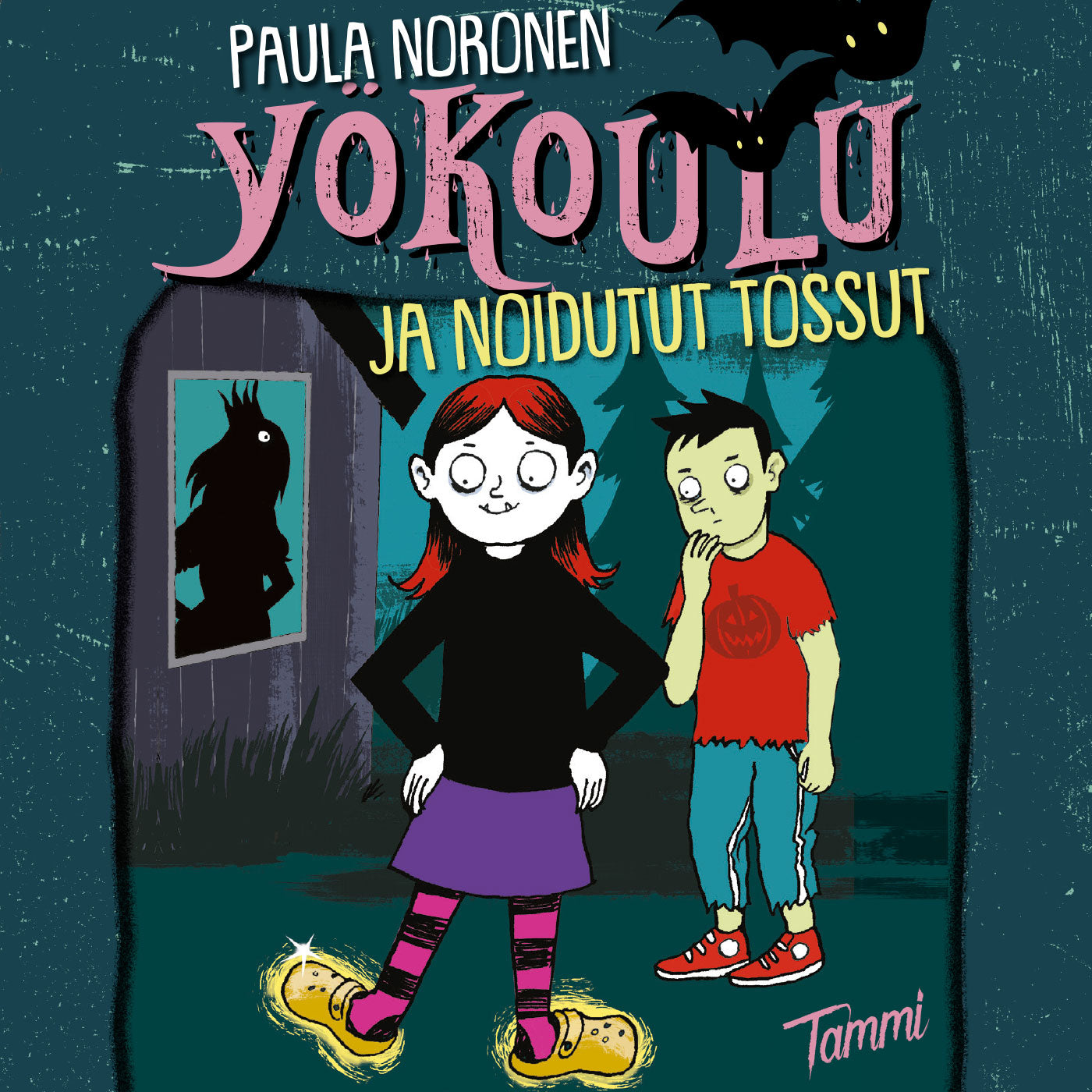 Yökoulu ja noidutut tossut – Ljudbok