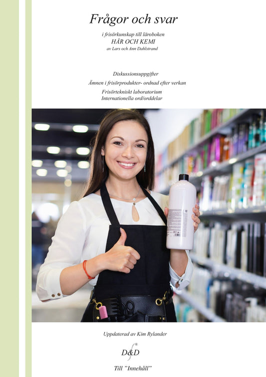 eFRÅGOR & SVAR i frisörkunskap till läroboken Hår och kemi – E-bok