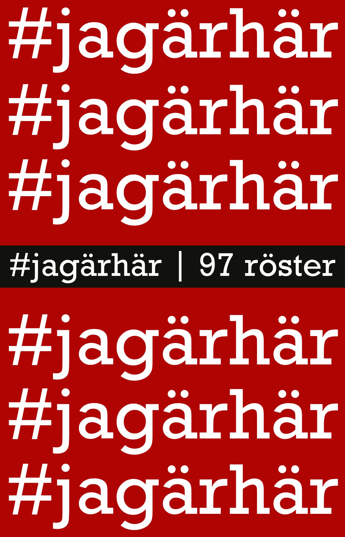 #jagärhär – E-bok